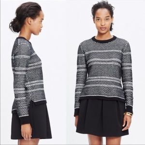 Madewell FinePrint Pullover Sweater Small